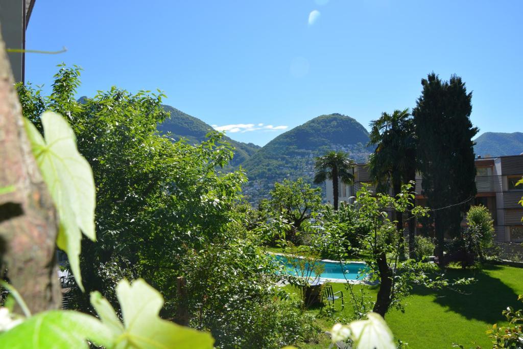 Hotel Villa Selva Lugano Exterior foto